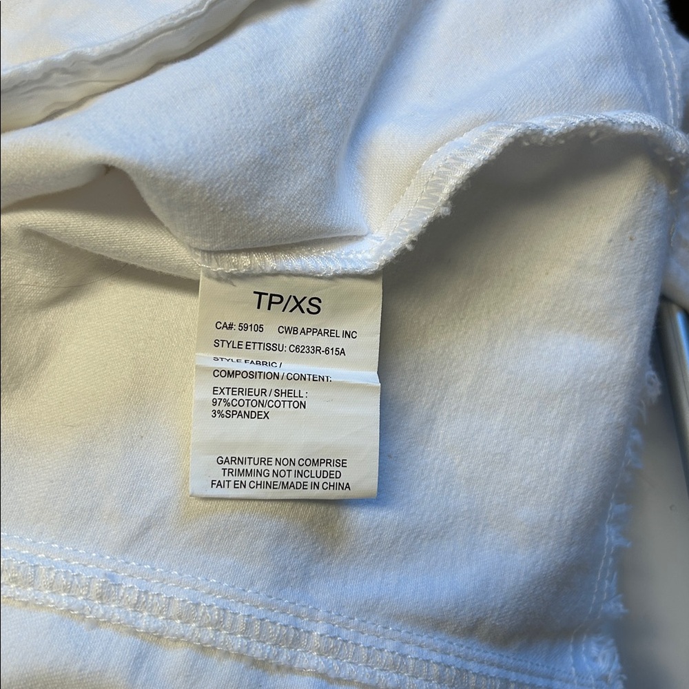 Charlie BWhite Frayed Denim Jacket - Picture 6 of 6